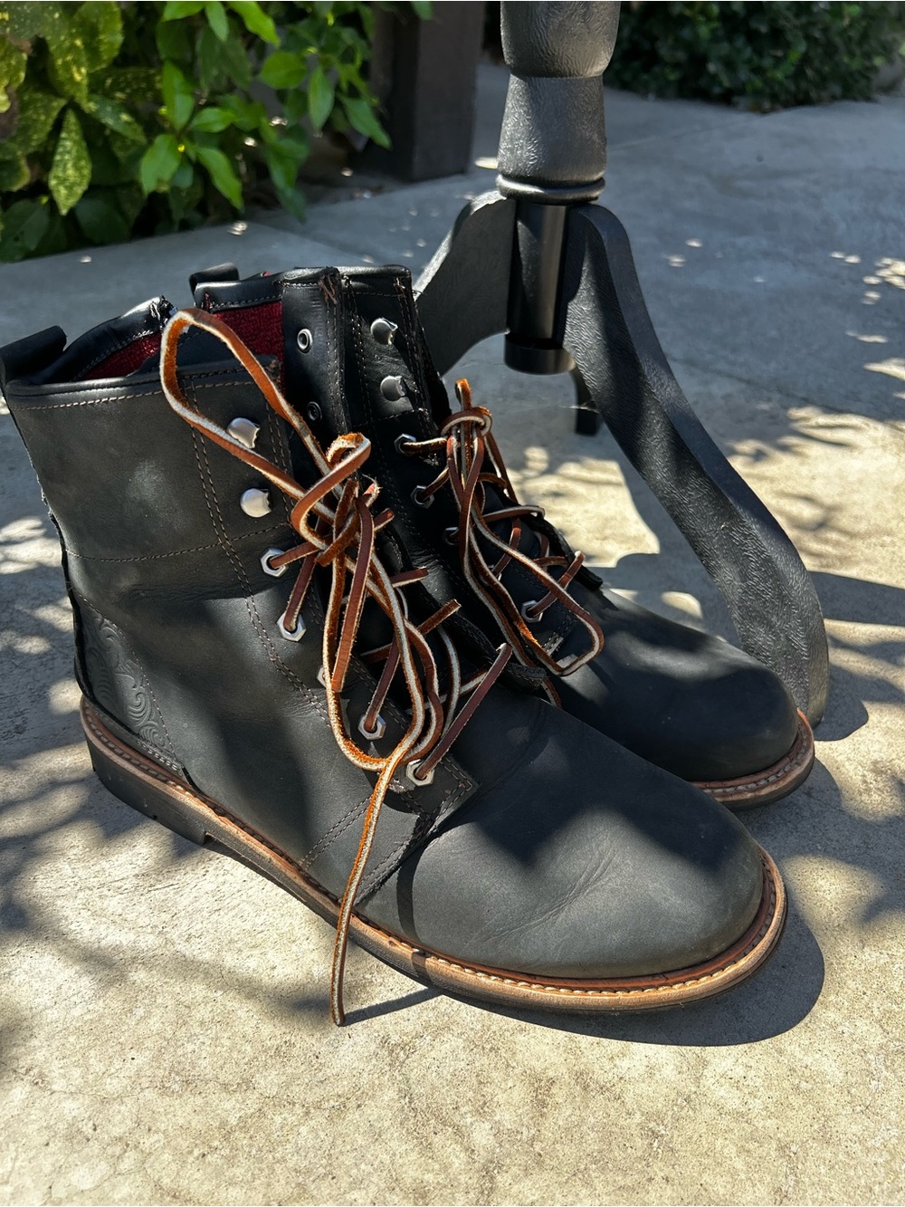 OluKai Mauna Kea Waterproof Leather Lace Up Winter Boots 11.5 gorpcore utility